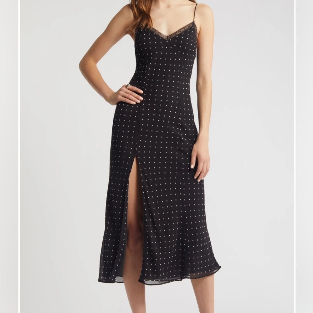 Polka Dot Slip Dress